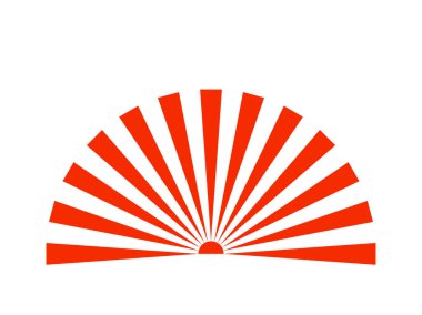 Japon güneş sembolü, Japon İmparatorluğu bayrağı, Japon ordusu bayrağı.