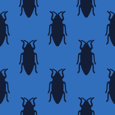 Böcek böceği kusursuz desen vektör çizimi