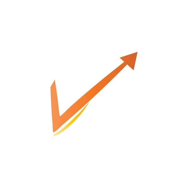 Arrows Logo Template Vector Icon Illustration Design — Stock Vector