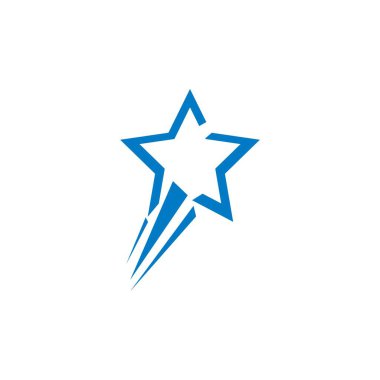 Yıldız Logosu Şablonu vektör illüstrasyon tasarımı