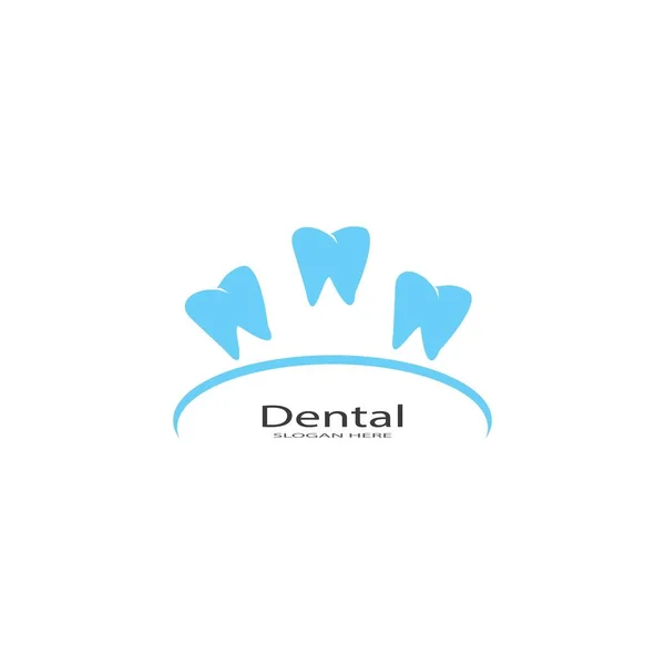 Smile Dental Logo Plantilla Vector Ilustración Icono Diseño — Vector de stock