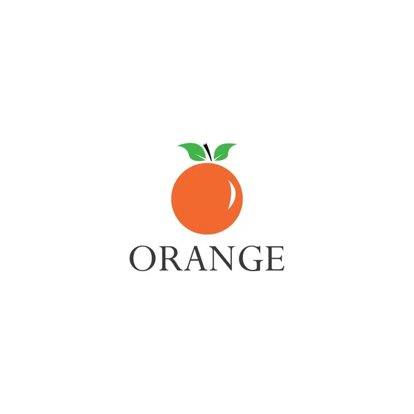 Diseño Del Logotipo Plantilla Naranja Ilustración Vectorial — Vector de stock