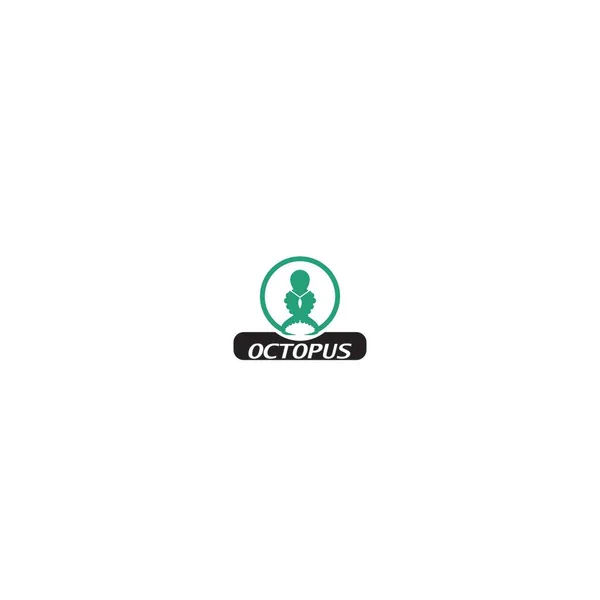 Pulpo Logo Diseño Ilustración Vectorial — Vector de stock