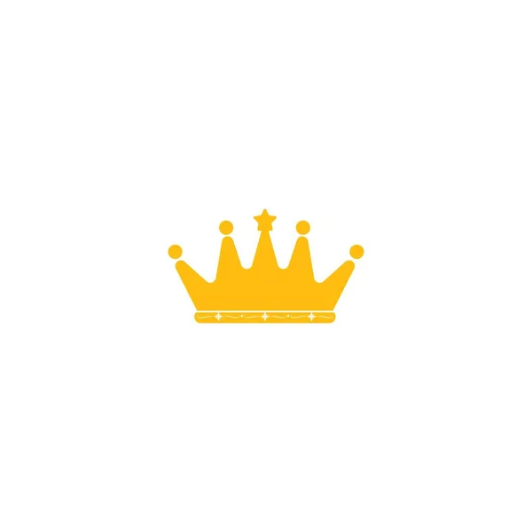 Crown Logo Template Vector Illustration — Stock Vector