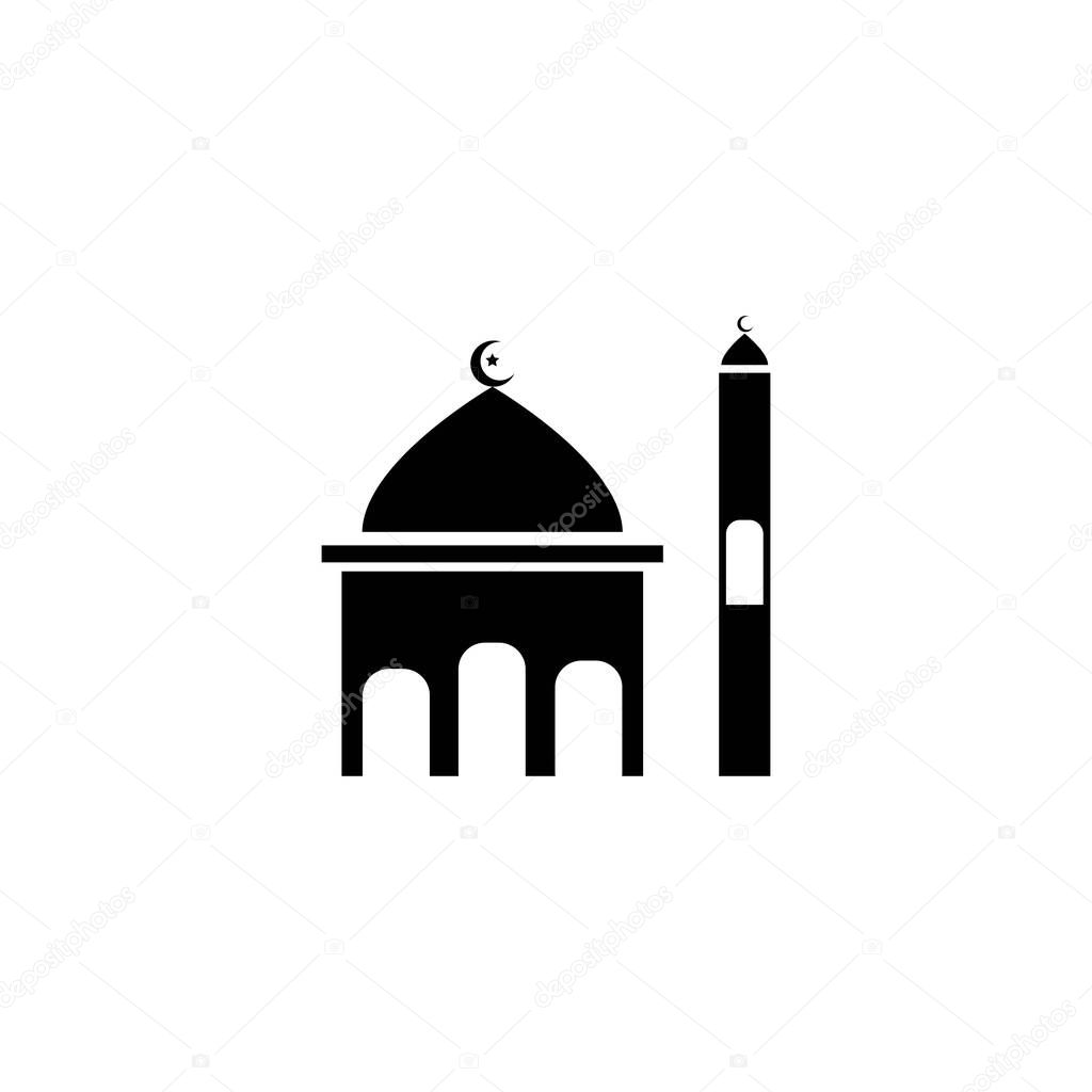 Mosque Moslem icon vector Illustration design template