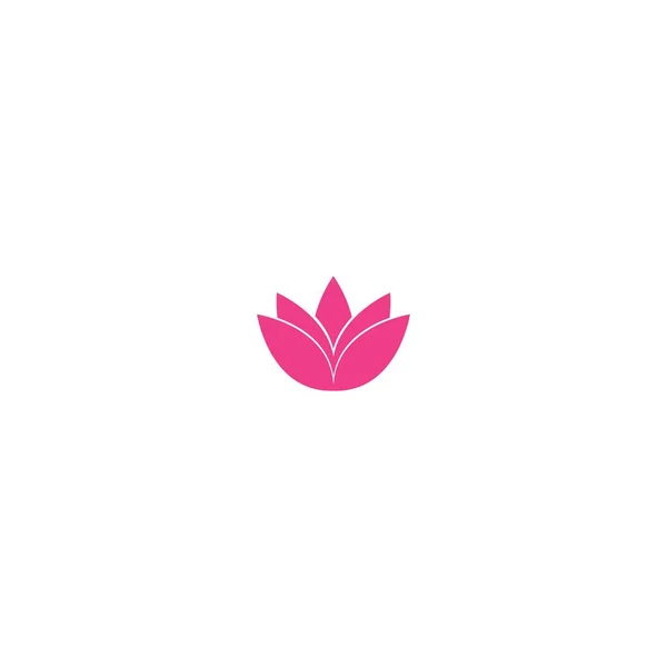 Çiçek Logo Şablonu Vektör Resimleme Tasarımı — Stok Vektör