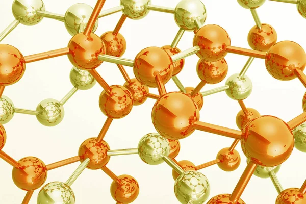 Molekyler Vit Bakgrund Illustration — Stockfoto