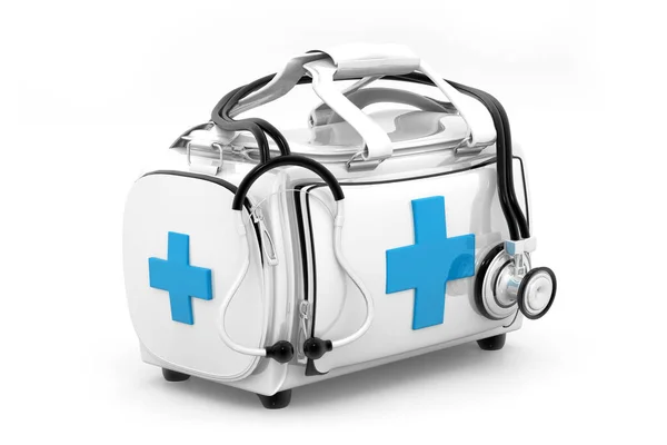 Modern First Aid Kit Render — Stock Photo, Image