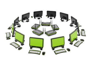 Bilgisayar Ağı 3d oluşturucu