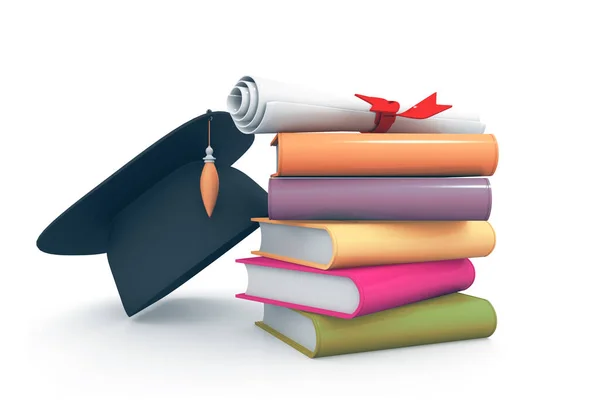 Graduation Concept Rendering — Stock Photo, Image