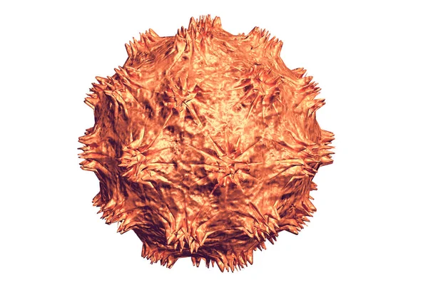流感病毒3D呈现 — 图库照片