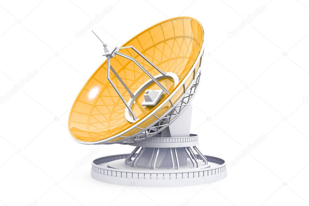 Satellite Dish. 3d render