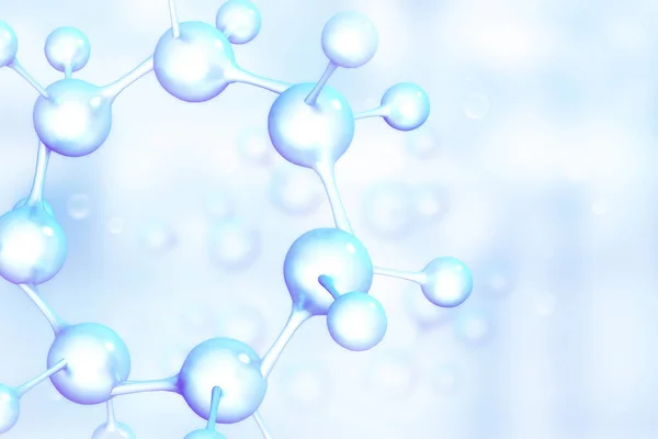 과학적 배경의 분자들 — 스톡 사진