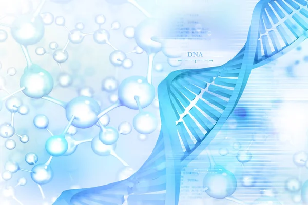 Dna Molecules Scientific Background Ilustración — Foto de Stock