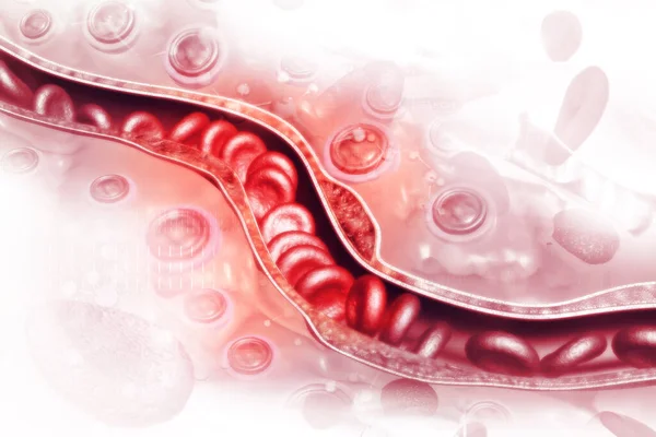 Komórki Krwi Tętnicy Ilustracja — Zdjęcie stockowe