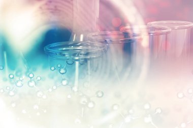 Bilimsel geçmiş. 3d illüstrasyon