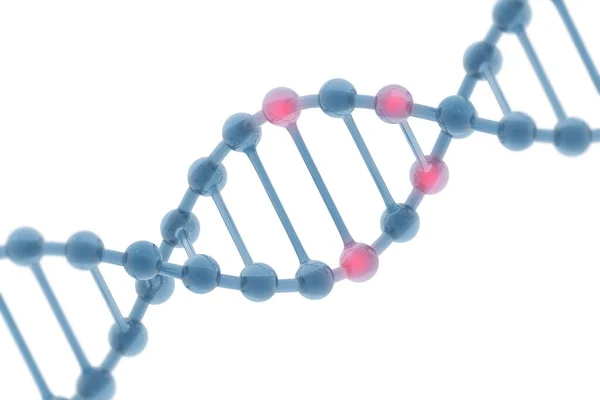 Dna Structure Render — Stock Photo, Image