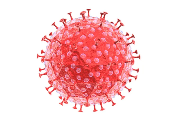 Vírus Renderização Bactérias Célula — Fotografia de Stock