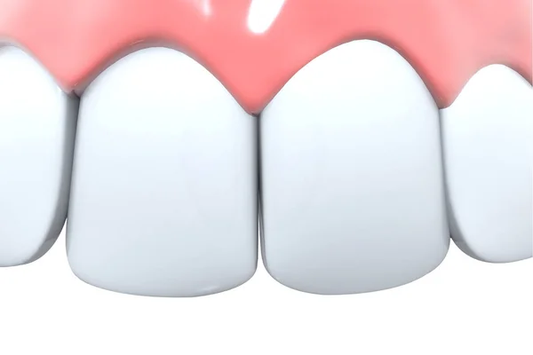 人間の歯 3Dレンダリング — ストック写真