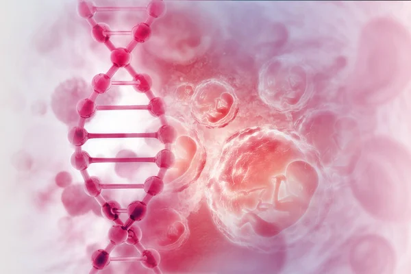 Struttura Del Dna Base Scientifica — Foto Stock