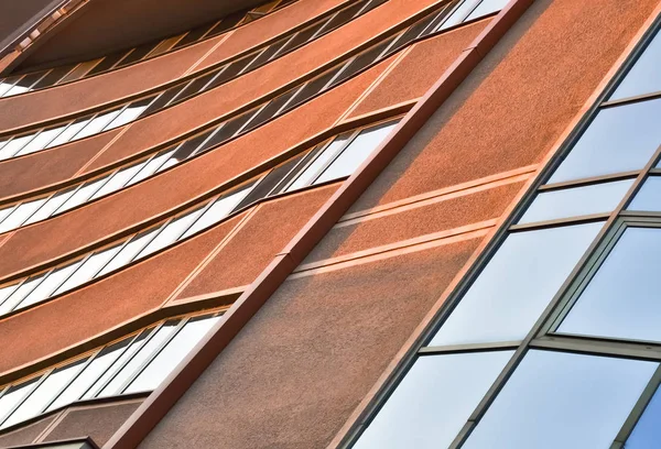 Detail Modern Facade Office Building City — Stock Photo, Image