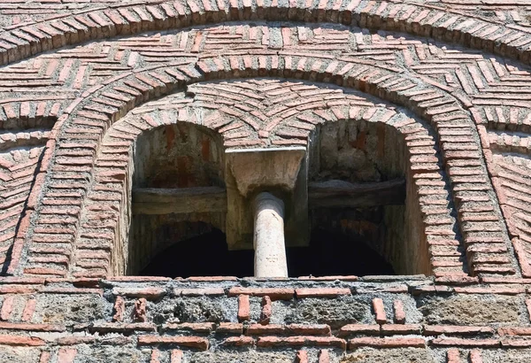 Detail Der Berühmten Orthodoxen Kirche Der Heiligen Sophia Ohrid — Stockfoto