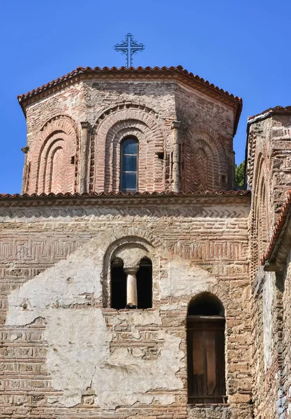 Dettaglio Della Famosa Chiesa Ortodossa Santa Sofia Ohrid — Foto Stock