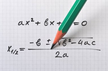 Genel ikinci dereceden denklem ve çözüm verir formülü
