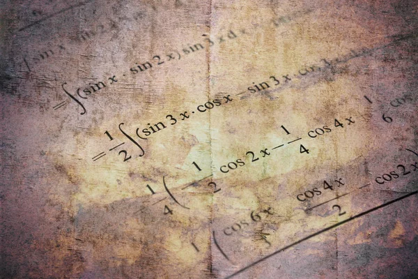 수학 교과서의 세부 사항 — 스톡 사진