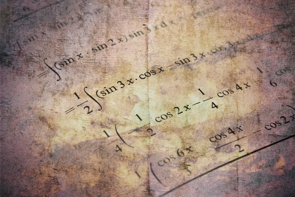 Detail aus dem Mathe-Lehrbuch — Stockfoto