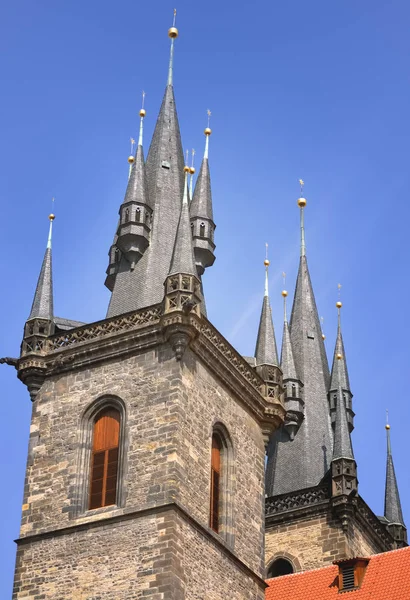Antigua catedral de Praga — Foto de Stock