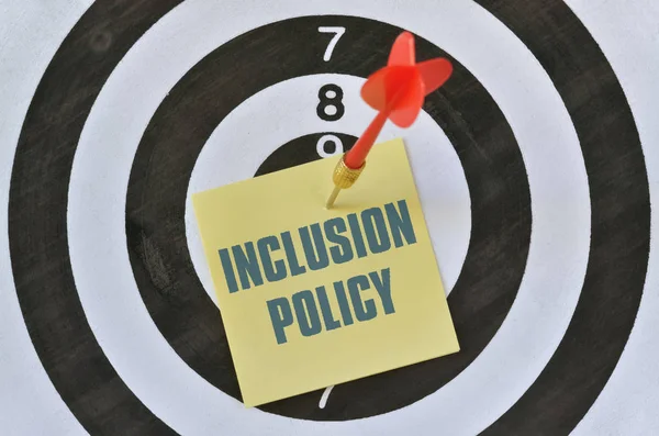 Text Inclusion Policy — Stock Photo, Image