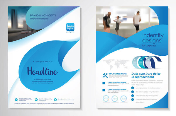 Template vector design for Brochure, AnnualReport, Magazine, Pos