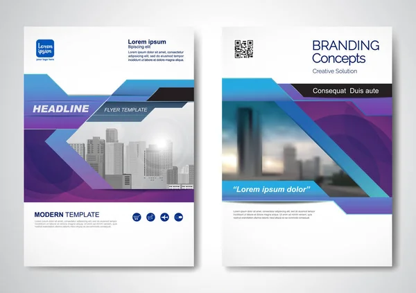 Vzorový Vektorový Design Pro Brožuru Annualreport Magazine Plakát Corporate Presentation — Stockový vektor