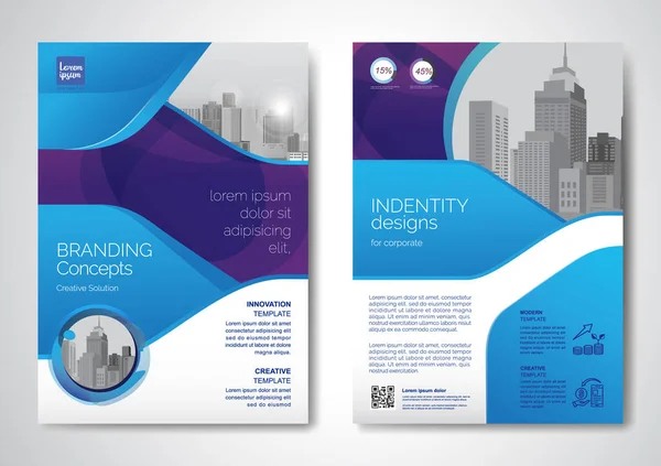 Template Vector Ontwerp Voor Brochure Jaarverslag Tijdschrift Affiche Corporate Presentation — Stockvector