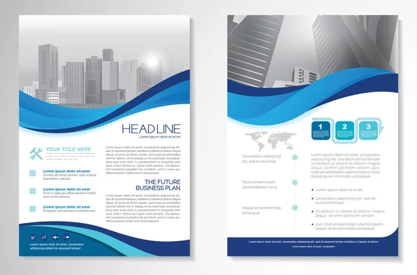 Brochure Annualreport Magazine Poster Corporate Presentation Portfolio Flyer Infographic Rape — 스톡 벡터