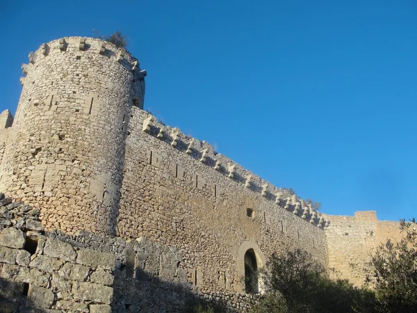 Castell Santueri Mallorca Puig Santueri Medieval Castle — Stock Photo, Image