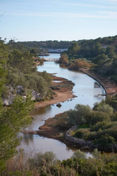 Cala Mondrago Természetvédelmi Park Majorca Partjainál — Stock Fotó