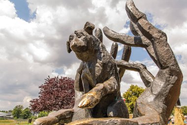 Dzok anıt - Krakow (Polonya köpek)