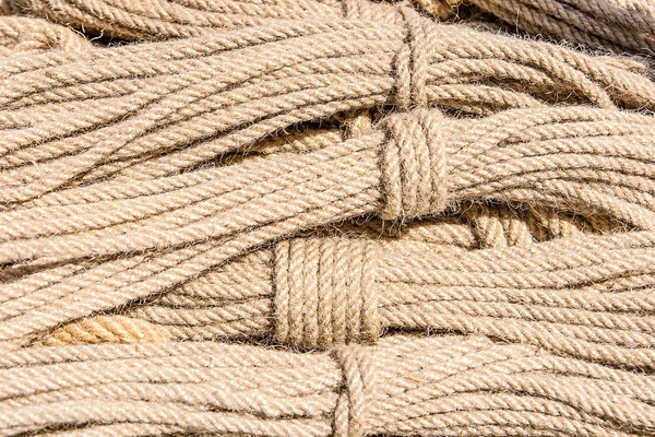 İpleri closeup. Kadar satır.