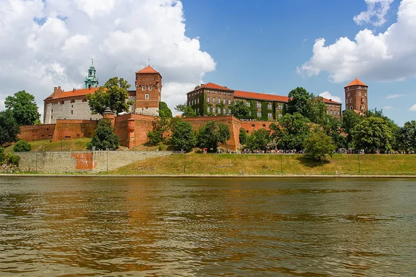 Wawel Kalesi Krakow 'da (Polonya)
