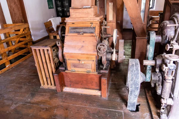 Old Machines Old Watermill Chechlo Poland — Stock Photo, Image