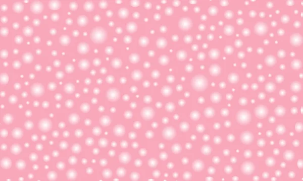 Pink Background Sparkling Dots Design Vector — Stock Vector