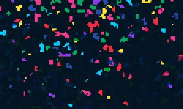 Abstracto Contemporáneo Colorido Mosaico Pixel Fondo — Vector de stock