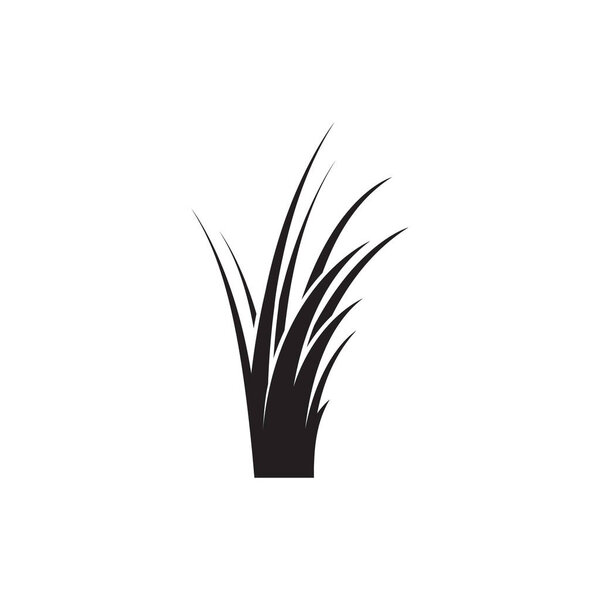 growth grass vector. creative icon. vector illustration.