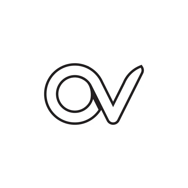 Letra Linhas Logotipo Design Vetor —  Vetores de Stock