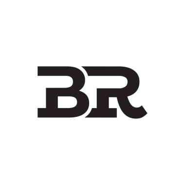 B R harf tasarım vektörü