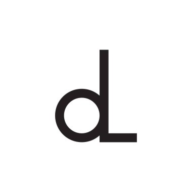 D L simge tasarım vektörü 