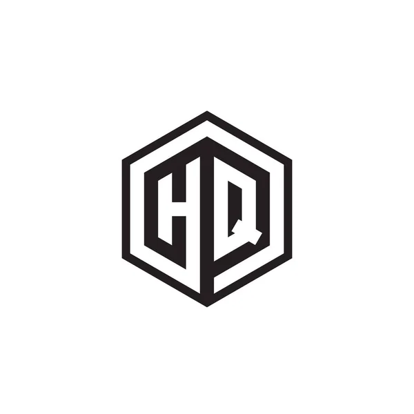 Hexagon Brev Logo Design Koncept – Stock-vektor