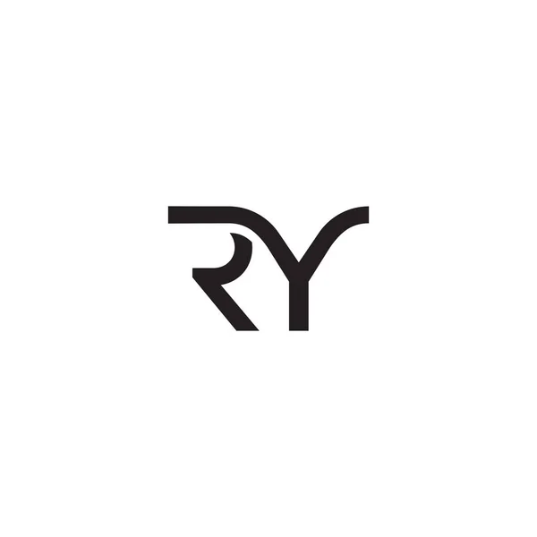 Ry字母标识设计矢量 — 图库矢量图片